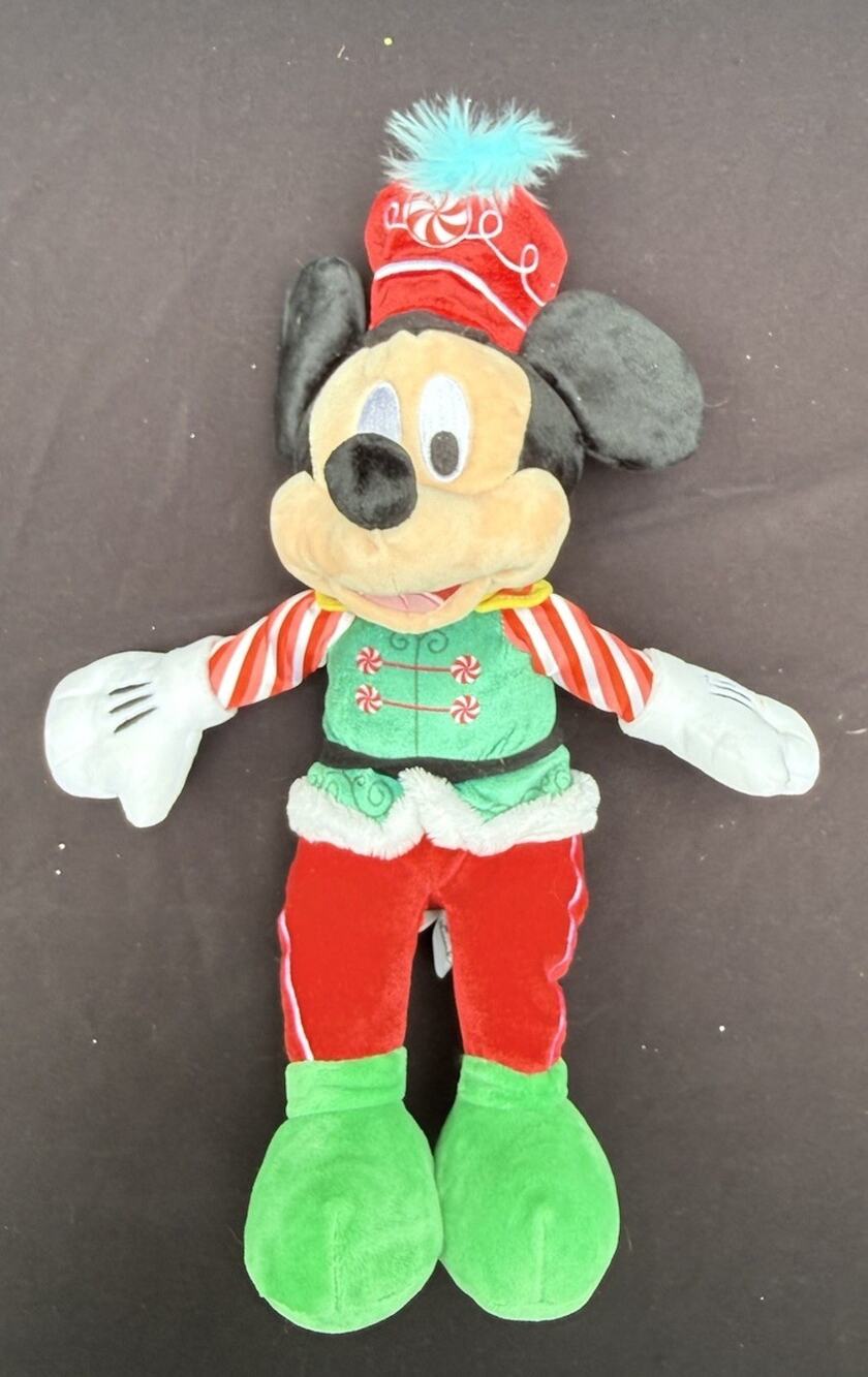 Hallmark Disney Mickey Mouse Nutcracker Sweets Plush 16" Musical Christmas Works